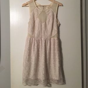 Brand new urban outfitters cream lace dress